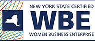 logo for New York State certified Women Business Enterrpise