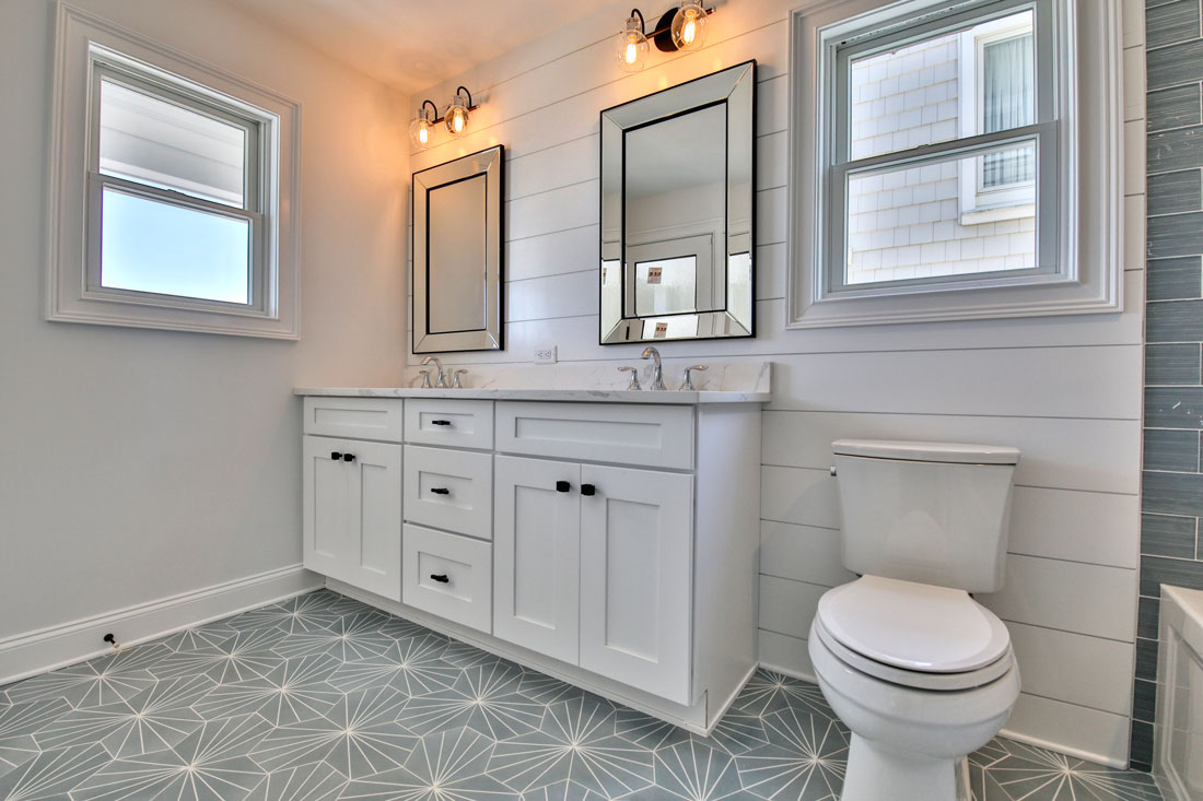 Ocean Terrace bathroom vanity and commode